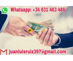 Solución a su problema de financiación Whatsapp: +34 631 463 486